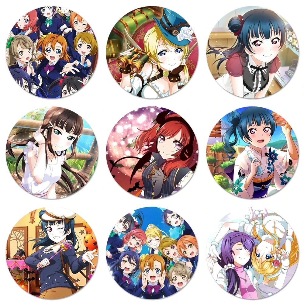 Значок для школьного знака Love live Значки дневника значки украшения броши