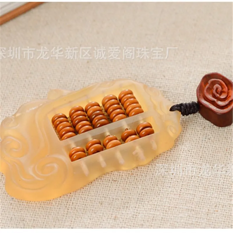 Коготь брелок счеты творческий ручной работы из сандалового дерева подвеска