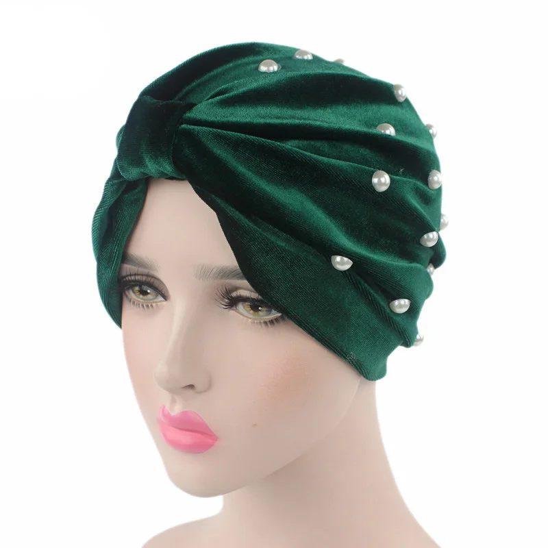 Индия мусульманская женская бархатная шапочка для рака женский шарф-тюрбан