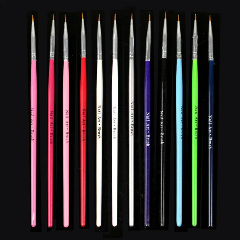 12 шт. кисти для ногтей|Кисти ногтей| |