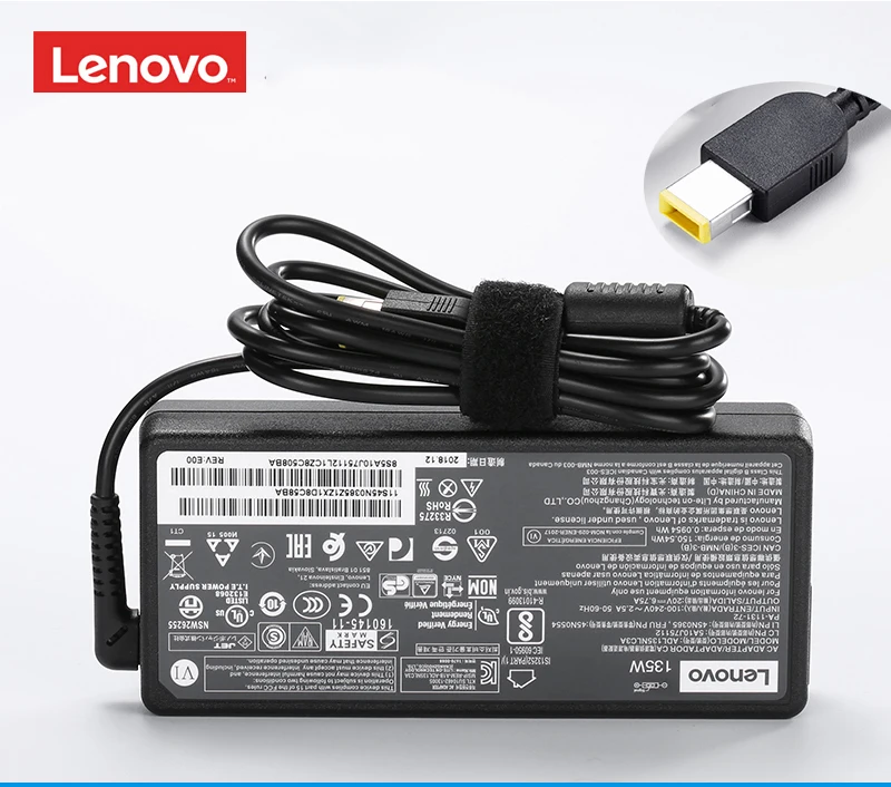Оригинальный блок питания для ноутбука Lenovo Y50 Y50-70 Y700 T440P T540P W540 135 Вт адаптер