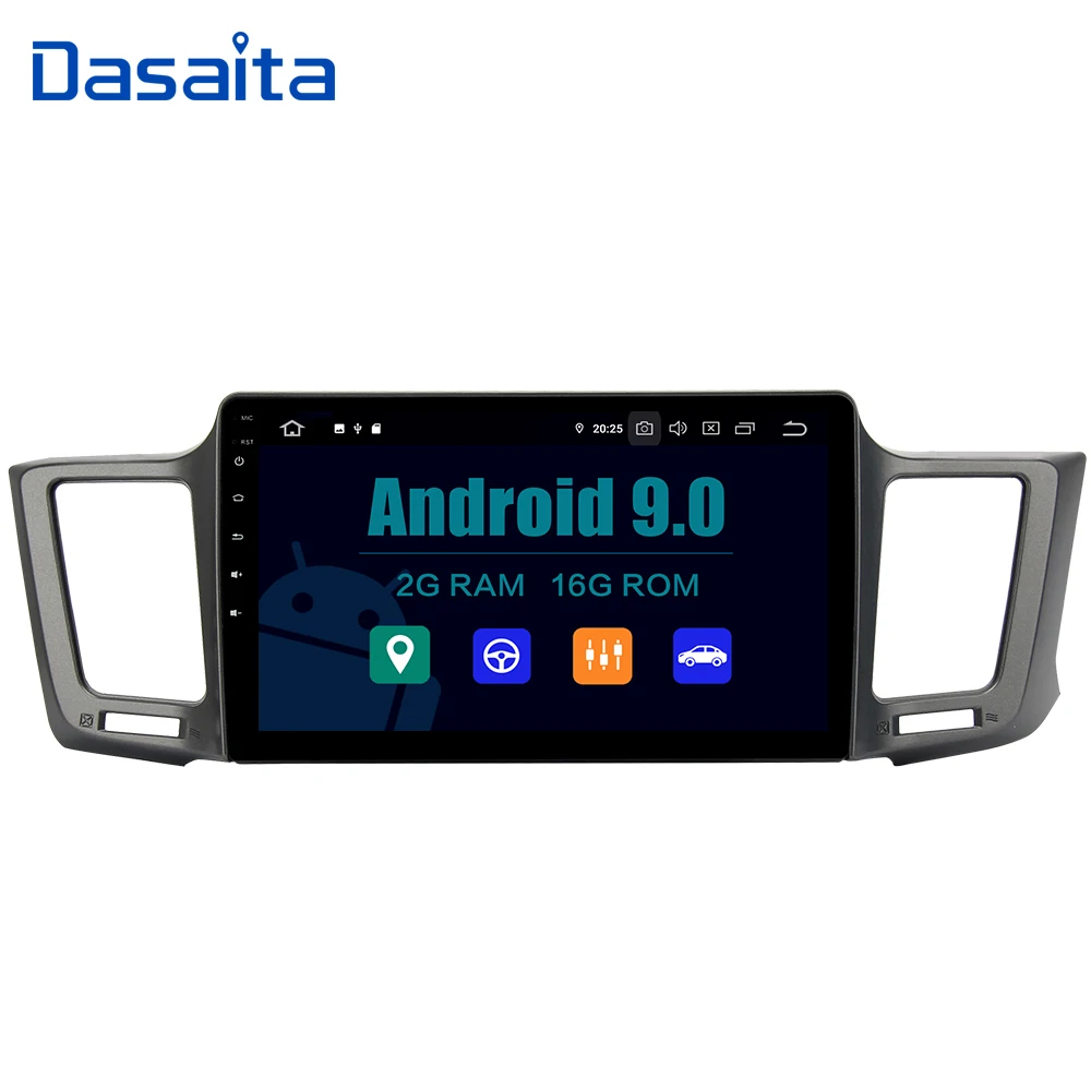 1 din 10 2 &quotHD ips экран Android 9 0 GPS автомобильный радиоприёмник Авторадио для Toyota RAV4 2014
