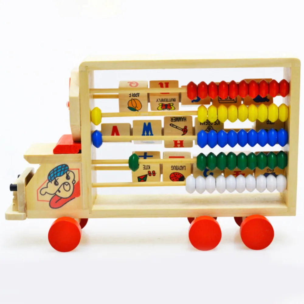 

Children Wood Abacus Stand Math Learning Kids Early Educational Supply