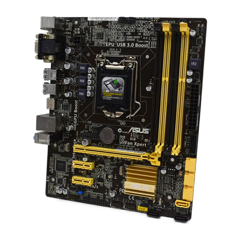 Материнская плата ASUS B85 LGA 1150 процессор Intel I5-4570 8 ГБ DDR3 RAM B85M-G R2.0 USB3.0 SATA3 - купить по