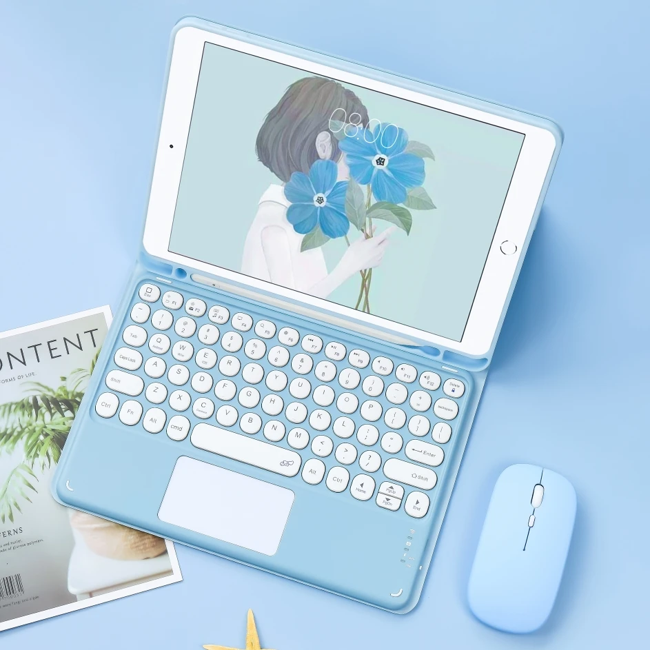 

2323 LSM Волшебная клавиатура беспроводная мышь для iPad Pro 11 чехол 2021 2020 2022 Air 4 5 Чехол 10,2 9 10-го поколения 9,7 Air 2 Pro