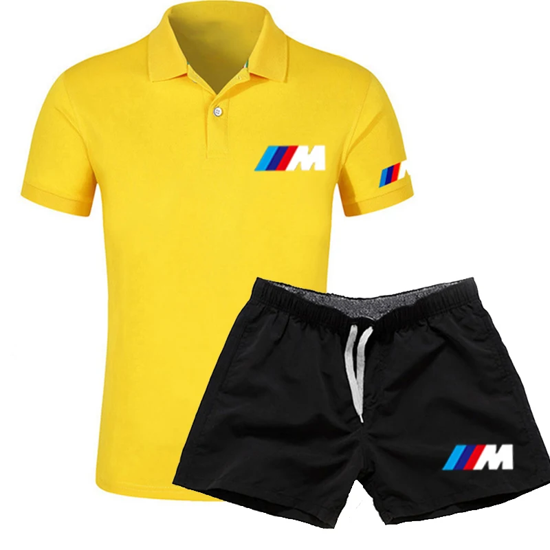 

Men's Tracksuit Tracksuit man brand Sportswear Print Suit Men's Jogging Fitness Suit Men's Suit T-shirt+Shorts 2-Piece Set S-3XL