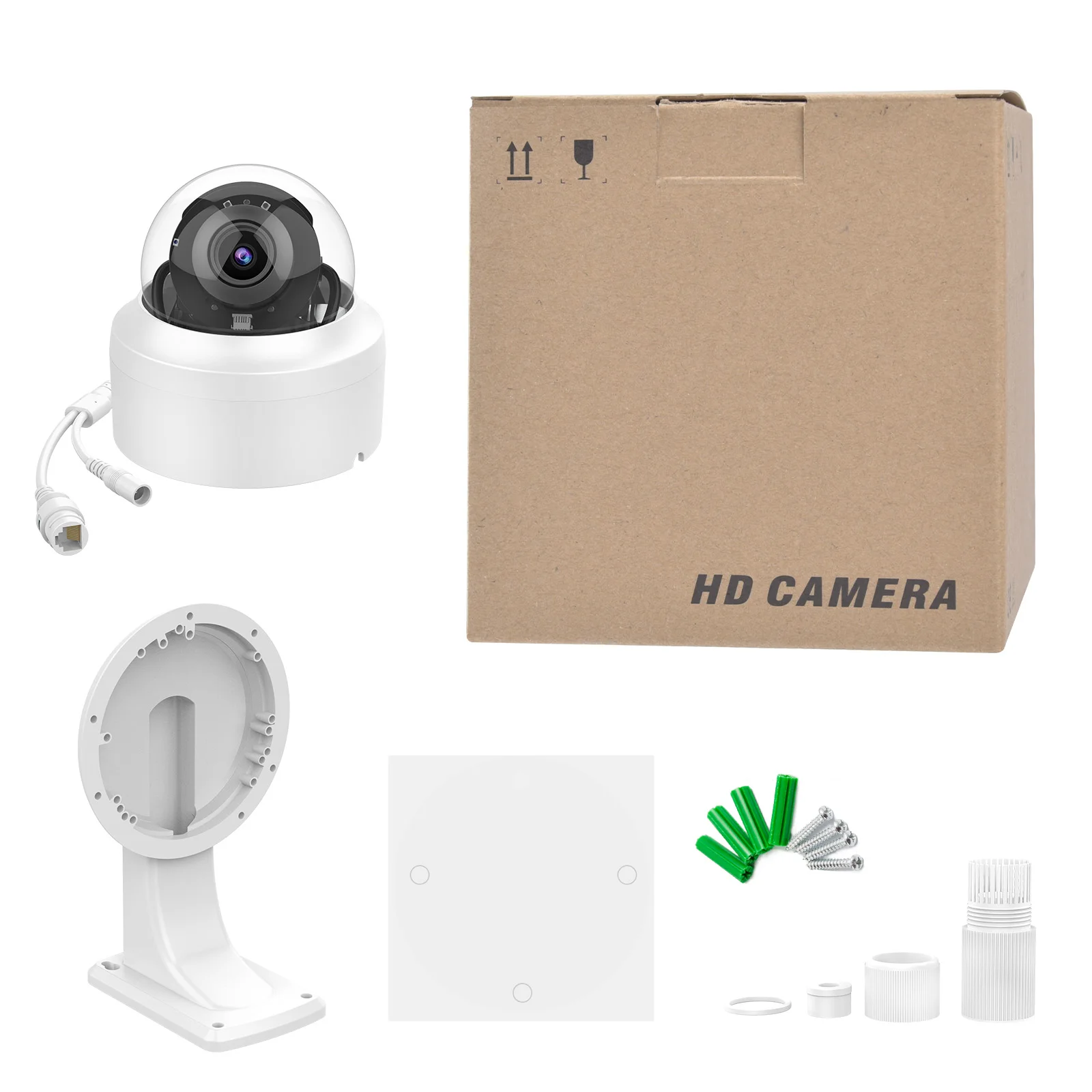 Hikvision Compatible 8MP 4K Outdoor POE PTZ IP Camera 5MP 4X Optical Zoom Dome IK10 Motion Detect Plug&ampPlay Video Surveillance |