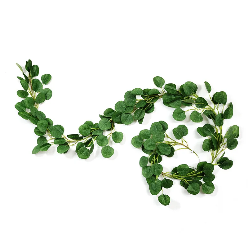 

Artificial Plants for Scrapbook Eucalyptus Leaves Fake Vine Bathroom Home Decoration Accessories Wedding Decorative Flowers