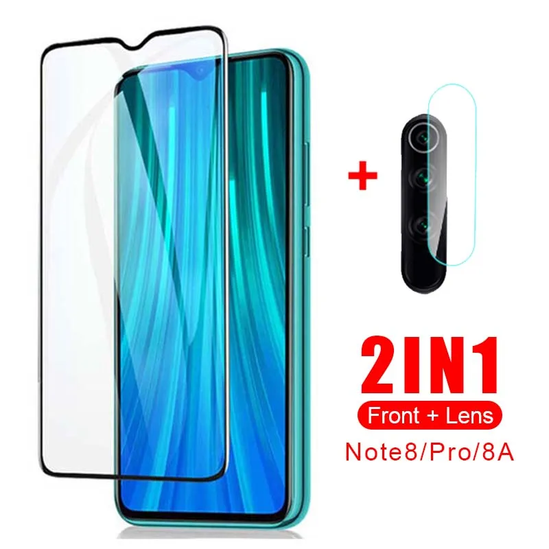 Закаленное стекло 2 в 1 для xiaomi redmi note 8 pro 8a защита объектива камеры | Мобильные