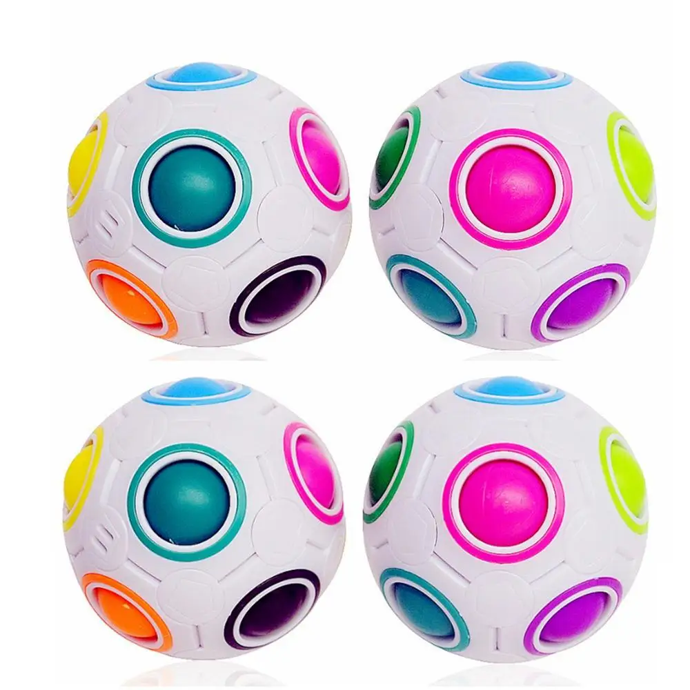 Куб с радужным шаром креативные сферические Волшебные пластиковые волшебные