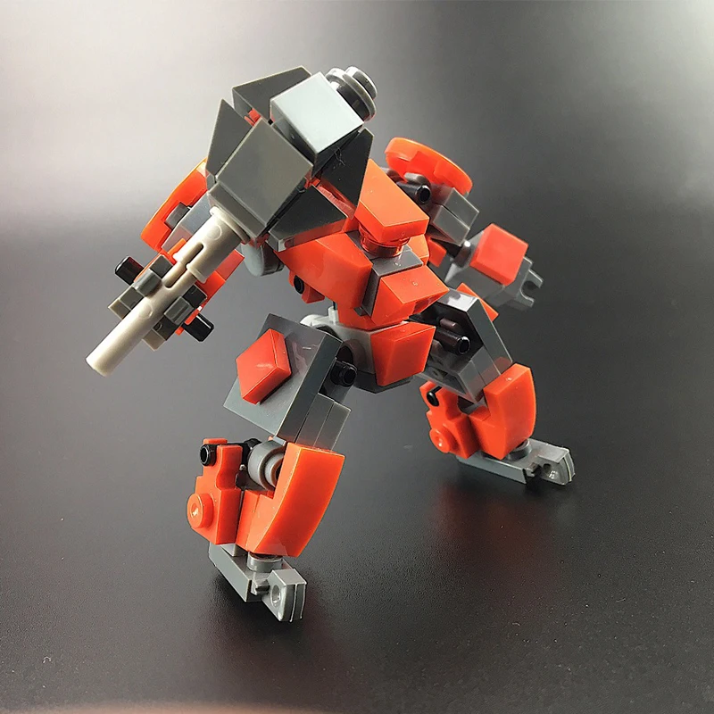 Оригинальный дизайн строительные блоки Mecha Warrior игрушки для детей броня роботы