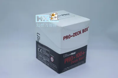 white old type Ультра про 100 карт колода коробка цветная доска игры карты TCG колода чехол для магических карт MGT/Pkm/YGO/сбор игр - Цвет: white old type