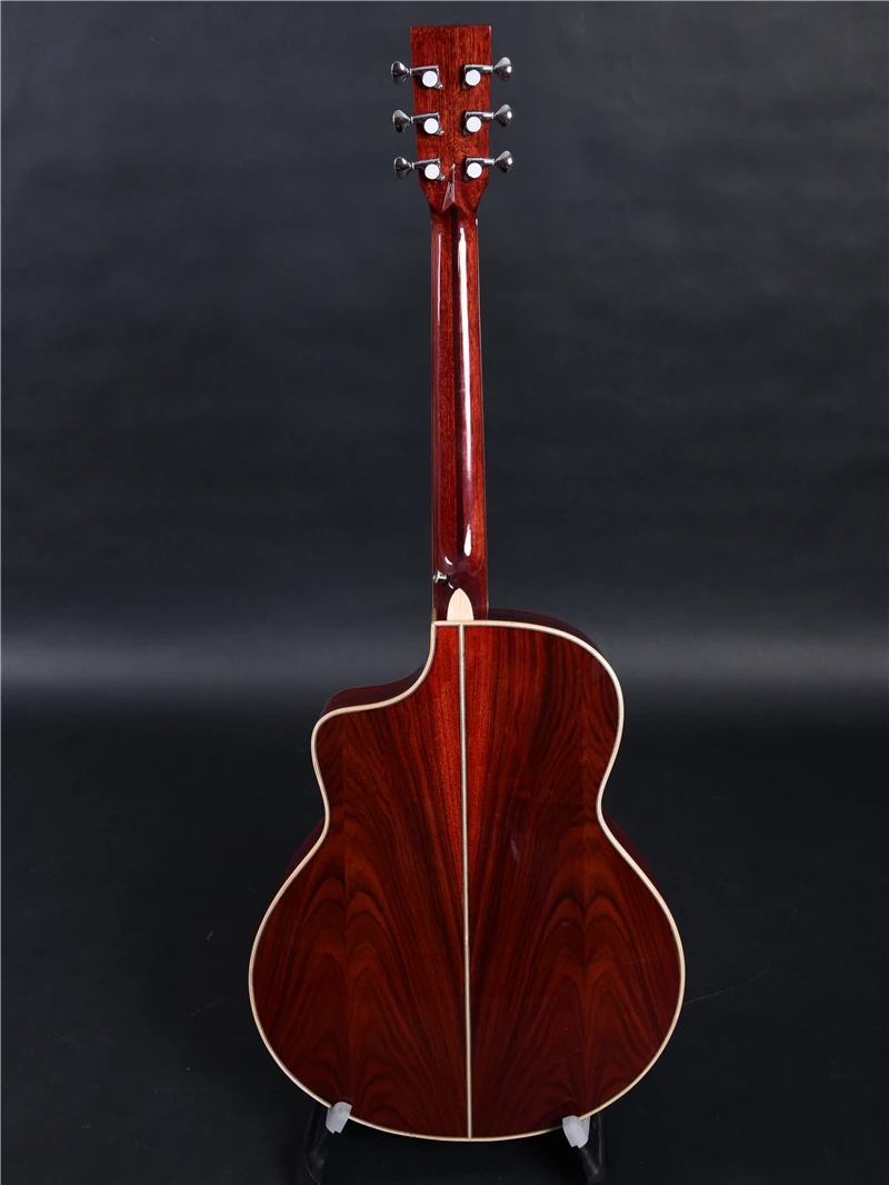 Himor HM730GSC GC cut way solid santos rosewood Акустическая гитара акустическая электрогитара s |