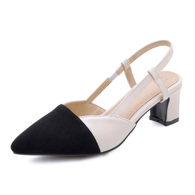 Сандалии женские на высоком каблуке цветные босоножки толстом большой размер 9 10