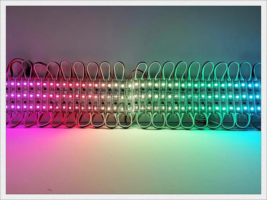 Светодиодный RGB модуль WS2811 SMD 5050 светодиодный задний светильник для знака SMD5050 DC12V