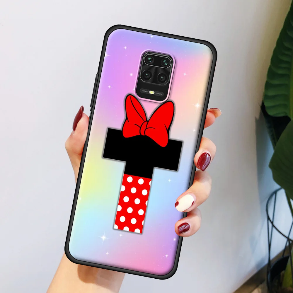 

Custom Name Letter Monogram Thin Soft TPU Cover for Redmi Note 9 9S 8 8T 7 Pro 8A 7A Note 10 Pro MAX Case 9A 9C Phone Coque Case
