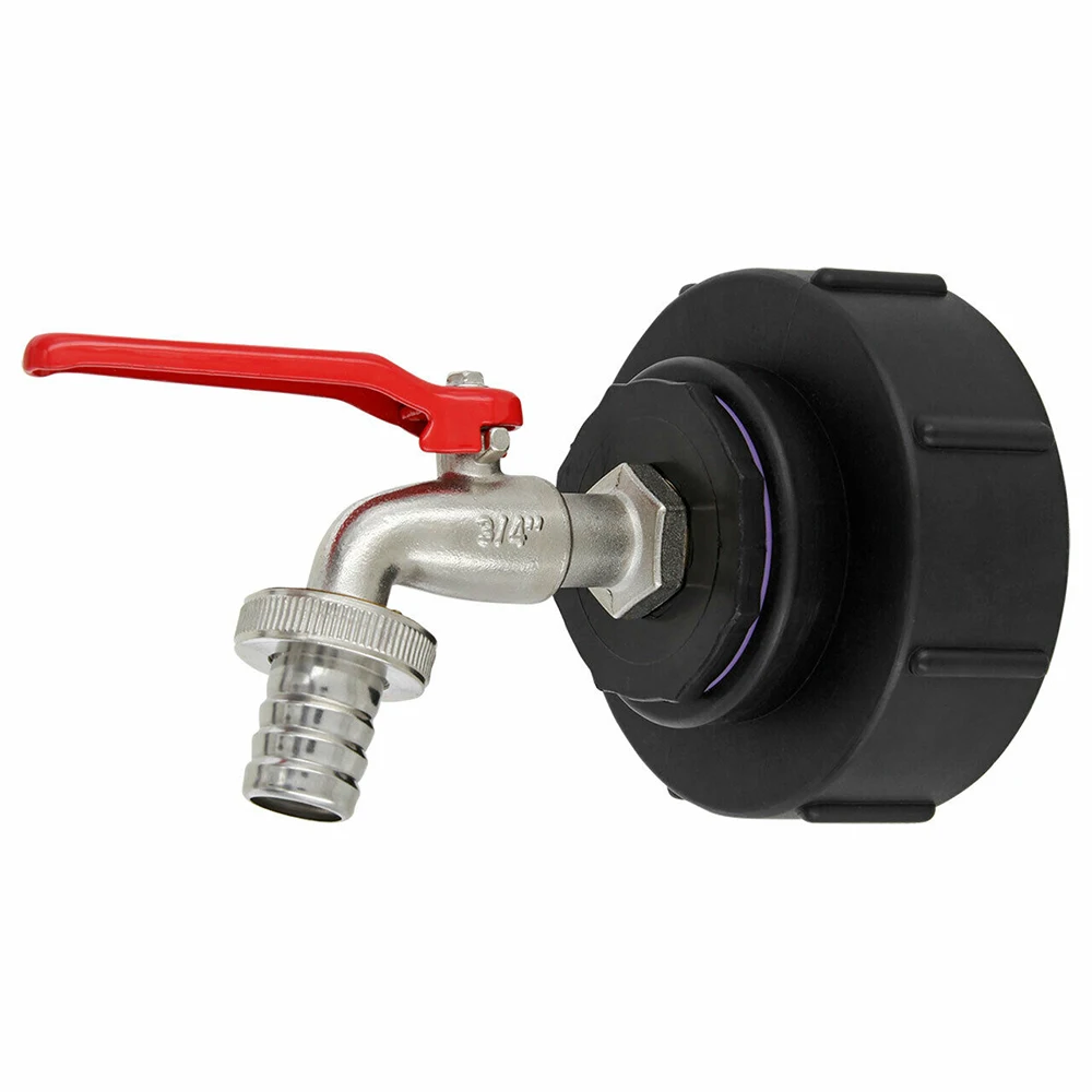 

With Drain Ball Valve IBC tank tap adapter Brass New High quality Durable