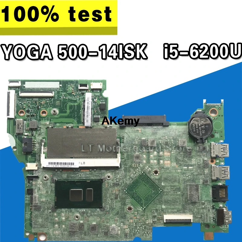 Для For Lenovo YOGA 500 14ISK FLEX3 1480 материнская плата для ноутбука i5 6200U DDR3 интегрированная