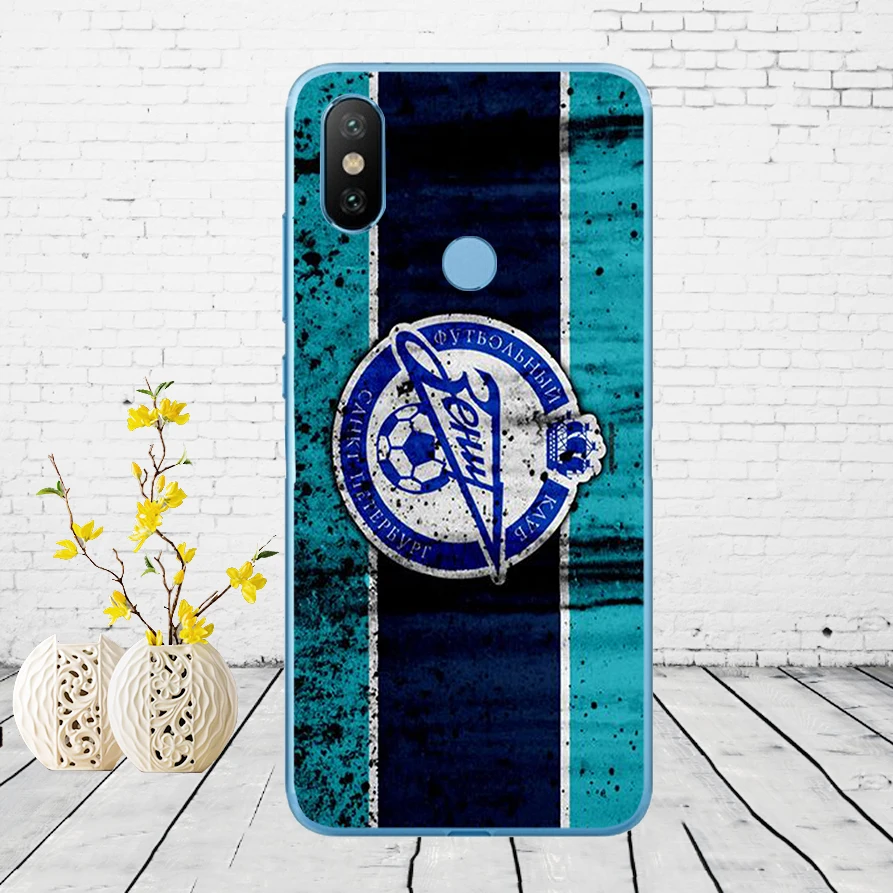 264DD zenit st petersburg02 Мягкий силиконовый чехол для Xiao mi Red mi 6 6a mi 8 a2 lite note 5 6 pro 7 Case