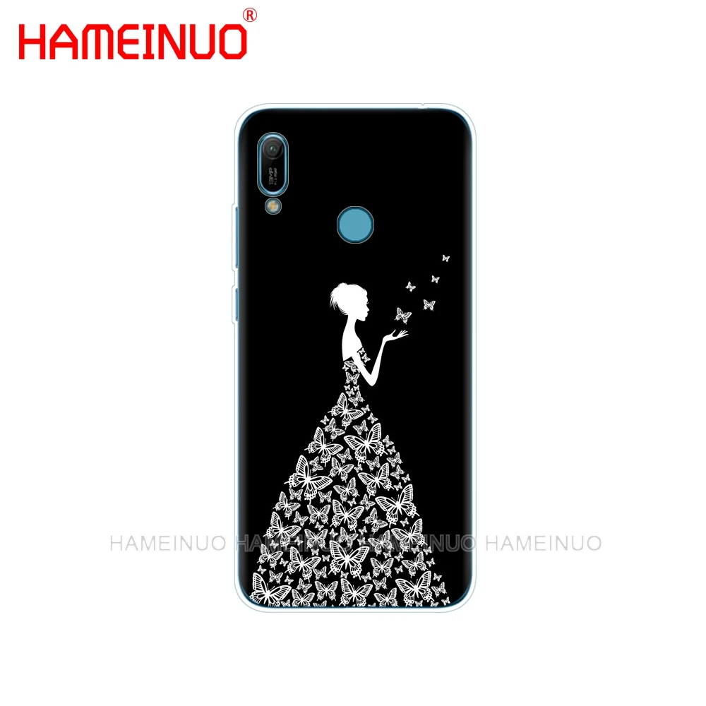 43410 Силиконовый чехол для huawei Y5 Y6 Y7 Y9 PRO PRIME honor 8s 8a 20 LITE PRO 10i view 20 V20 Love Heart Flower Rose Girl - Цвет: 43410