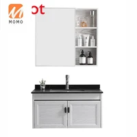 high end marble bathroom cabinet wall mounted washbasin cabinet household high end wash inter platform basin with space cabinet