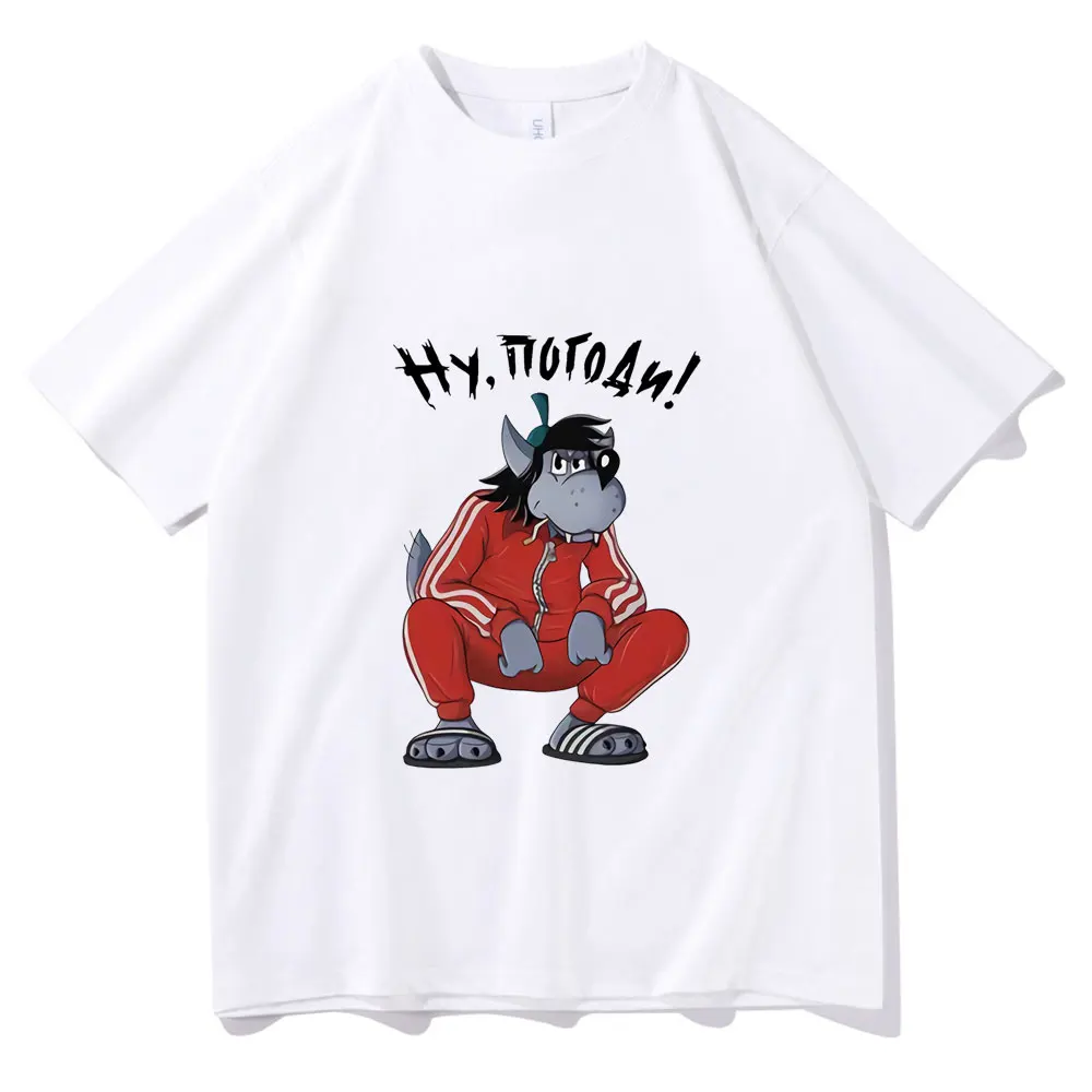 

Men Cotton T Shirt Summer Fashion Cartoon Style Hip-Hop Casual Shirt