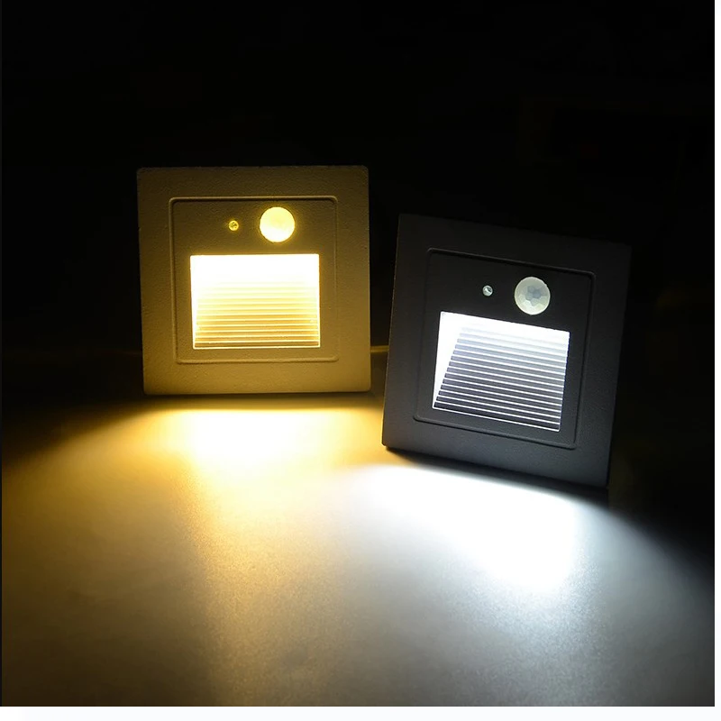 Светодиодный напольный светильник LukLoy углубленный квадратный угловой для улицы