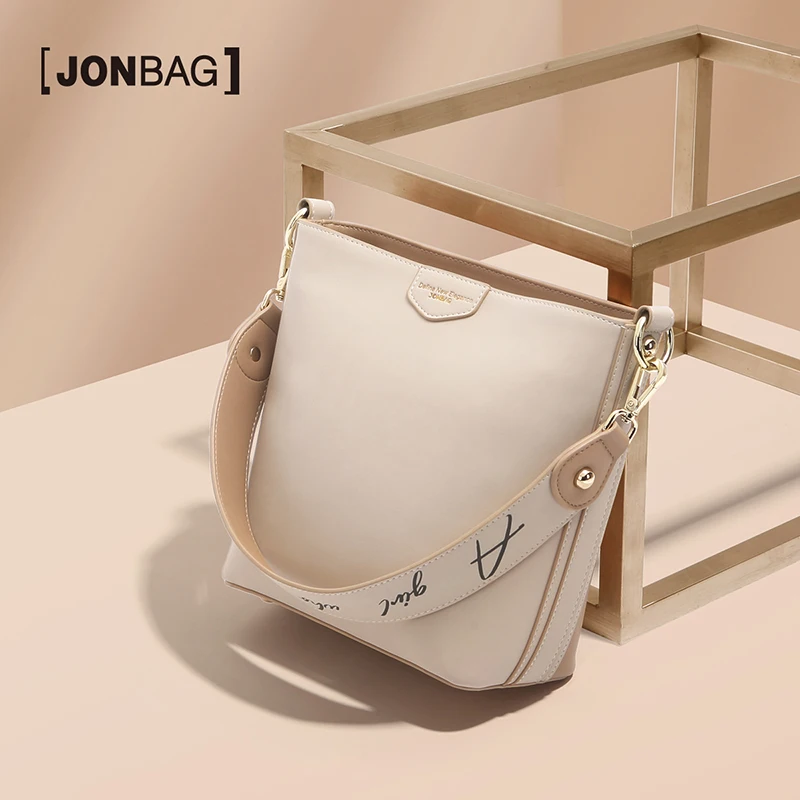 Большая сумка JONBAG с широким плечевым ремнем мессенджер Женская Студенческая ins