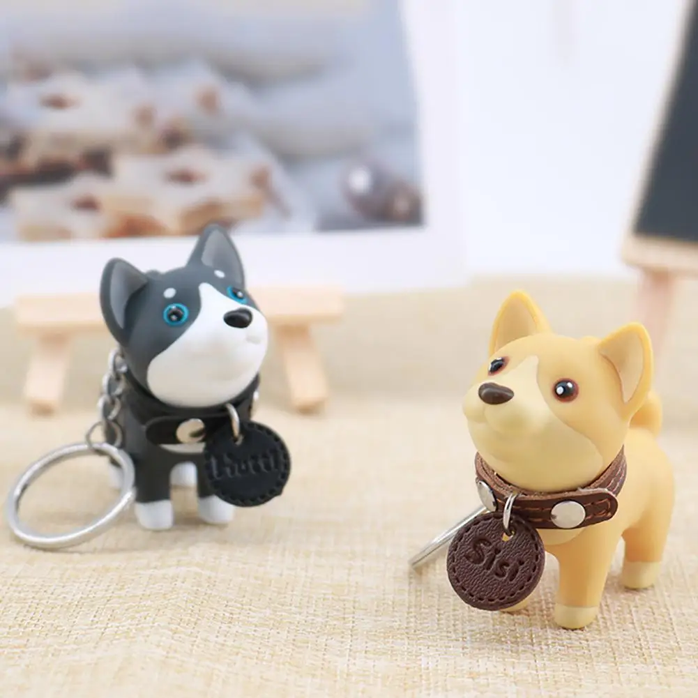 Мультяшные собаки аниме милые куклы брелоки женские автомобильные сумки ремень