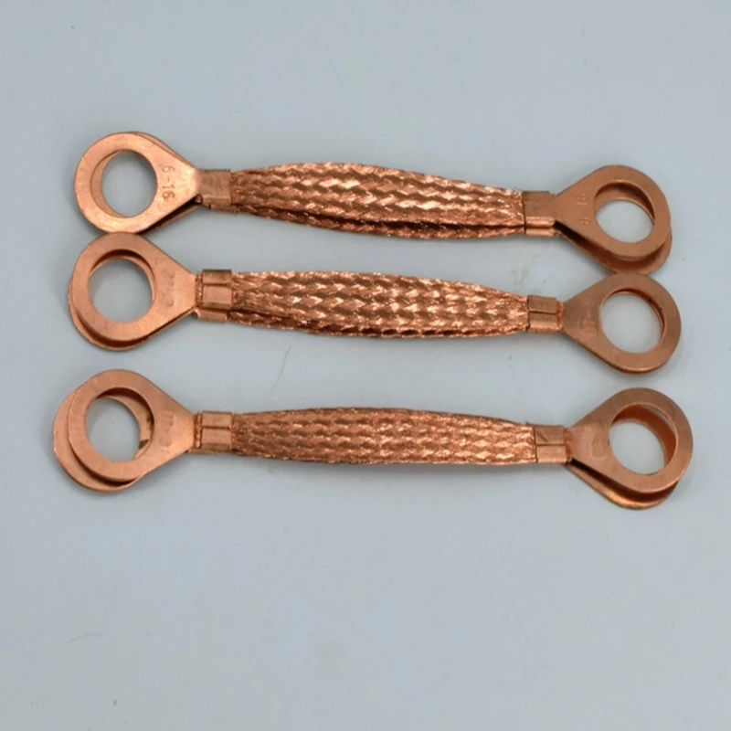 5 шт. 6 мм квадратный Чистый медный фланец электростатический джемпер