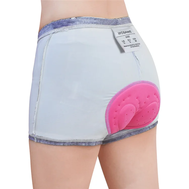Женские джинсовые шорты WOSAWE велосипедные с 3D гелевой подкладкой женские
