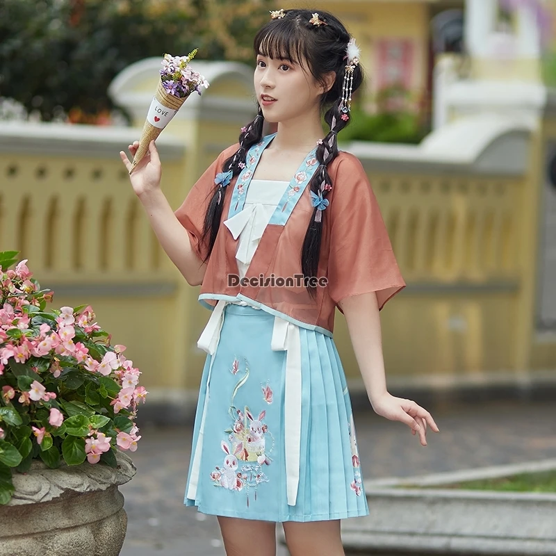 

2022 women chinese hanfu song dynasty costumes ancient hanfu dress chinese traditional clothes stage fairy performance costume