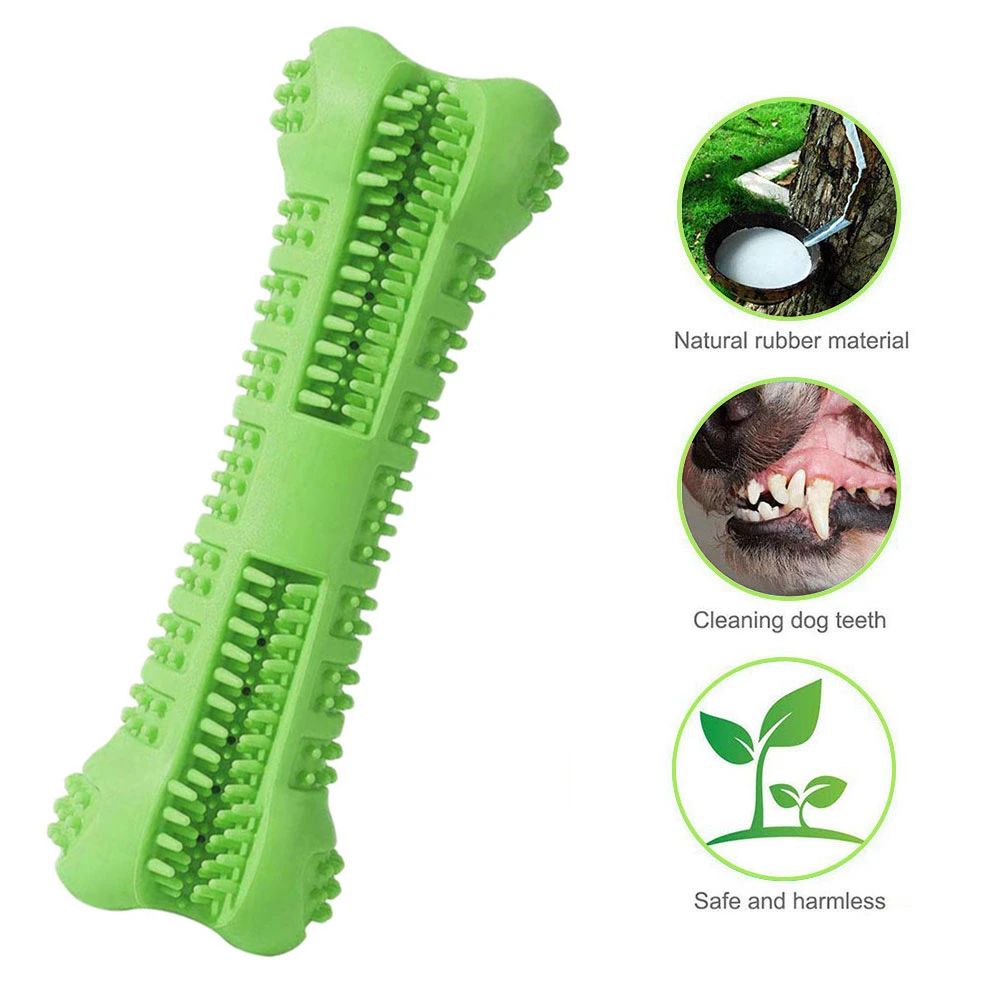 Собака жевательные игрушки молярный очиститель зубов кисточка палочка кость