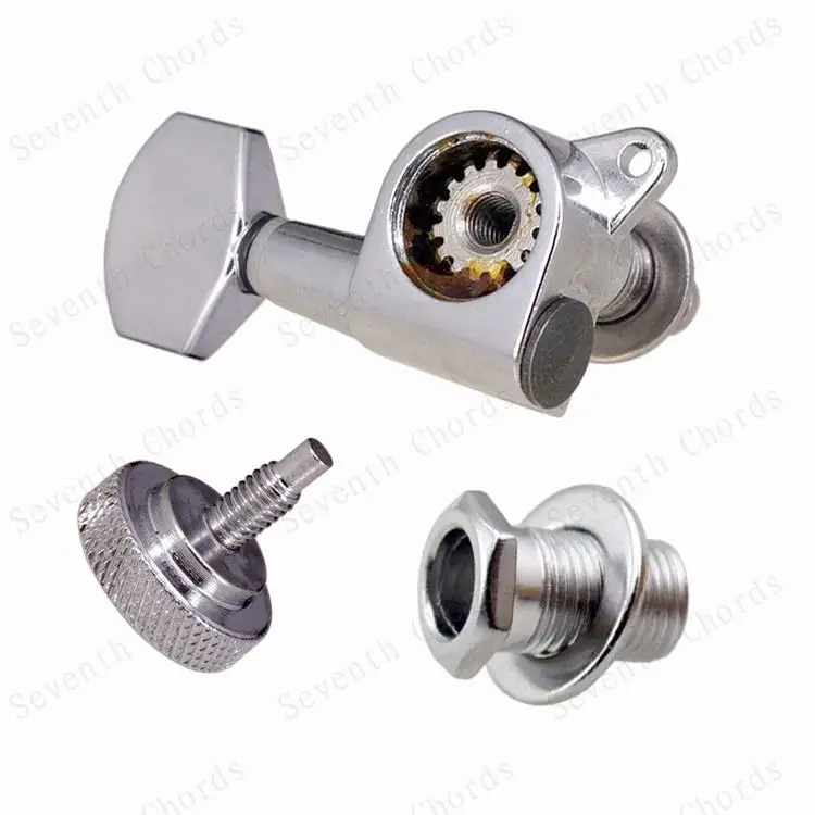 ein set 6 pcs gesperrt string tuning pegs schlüssel tuner mechaniken für akustische elektrische gitarre lhdz xft free global shipping