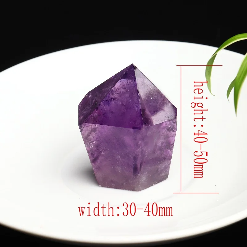 1 шт. натуральный кристалл Аметист кварца минерал украшения камень современное домашнее украшение