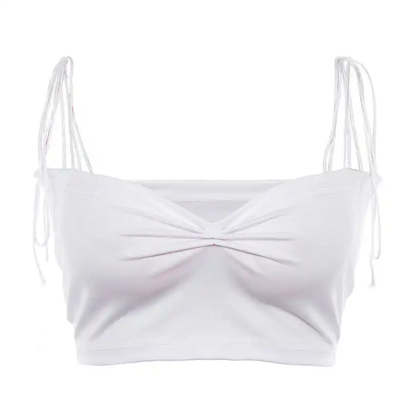 

New Spring Fashion Sexy Suspender V-neck Navel Bottoming Shirt Vest for Women