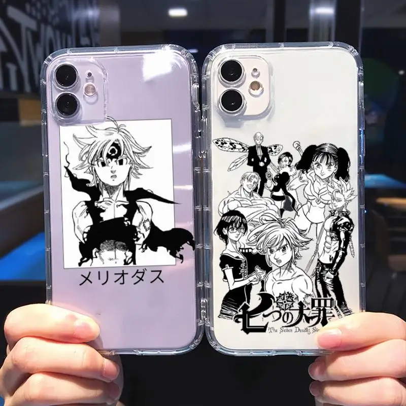 

Nanatsu no Taizai Seven Deadly Sin Phone Case For iphone 13 12 11 8 7 plus mini x xs xr pro max Transparent soft
