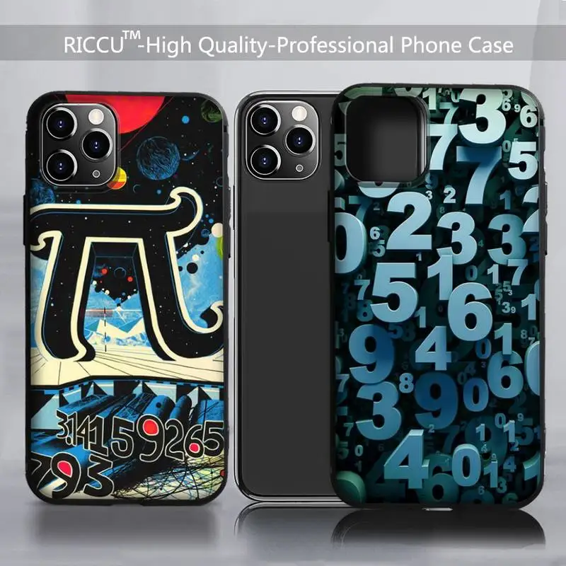

Math formula Pi Phone Case For iphone 11 12 13 Pro 13mini 11 Pro Max X XR XS MAX 7 8 plus 6s plus 6 6s 2020 se Covers