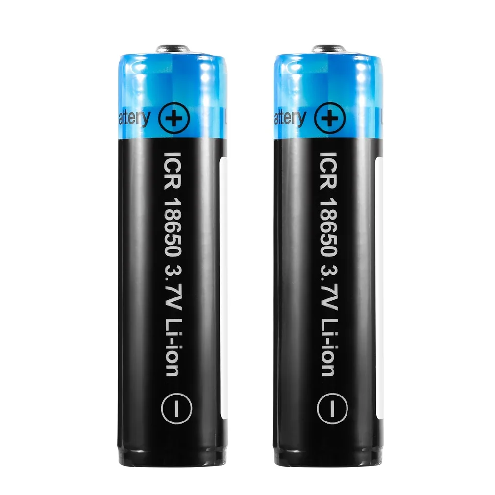 2 шт высокой емкости 3,7 V 18650 2600mah перезаряжаемые литий-ионные батареи для светодиодный фонарик налобный фонарь
