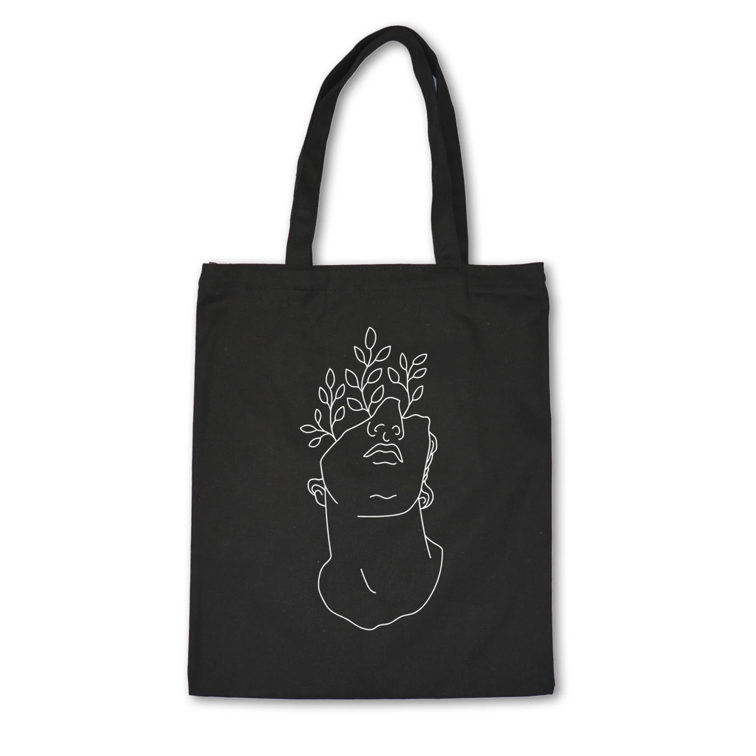 

Simple Ladies Canvas Bag Casual Large Capacity Printing Fashion Shoulder Bag Shopping Recycling Bags Tote Bag Eco Friendly Bag
