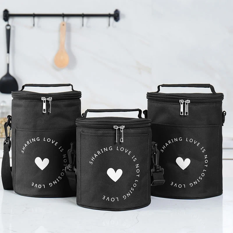 Простая Сумка для обеда Женская Офисная сумка термоупаковка водонепроницаемая