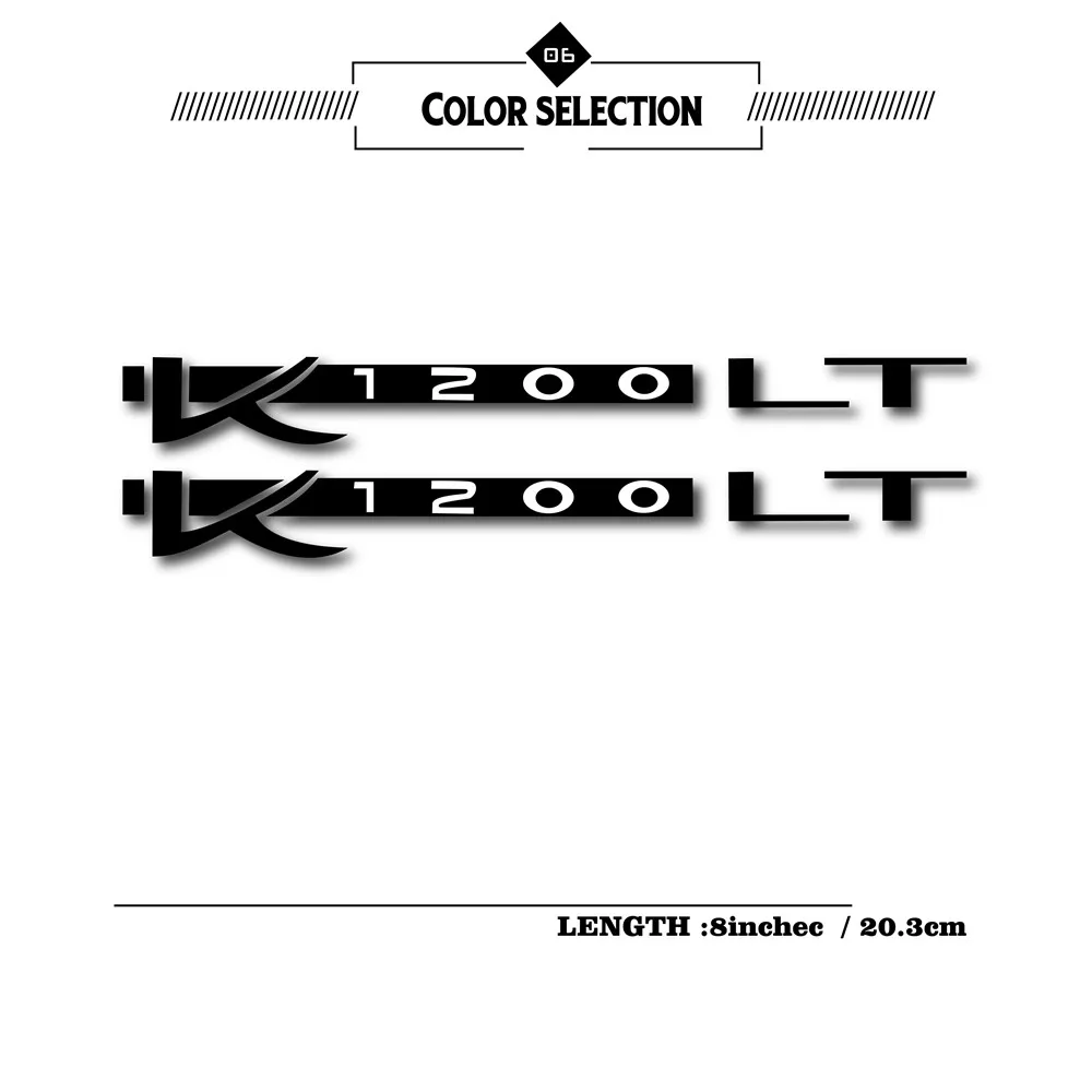 

Аксессуары для мотоциклов, Светоотражающие Водонепроницаемые наклейки с логотипом, модифицированные аксессуары для BMW K1200LT