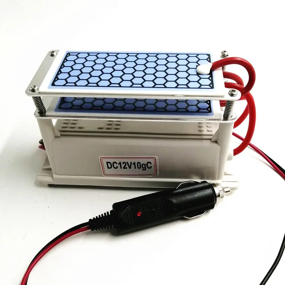 Генератор озона 220 В/12 В переменного тока 10 г ионизатор домашний озонатор