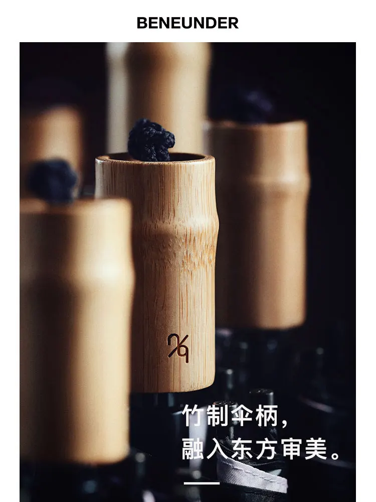Semi-automatic Large Folding Wooden Portable Parasol Sun Rain UV-Protection Umbrella Vintage Women Chinese Style U5B | Дом и сад