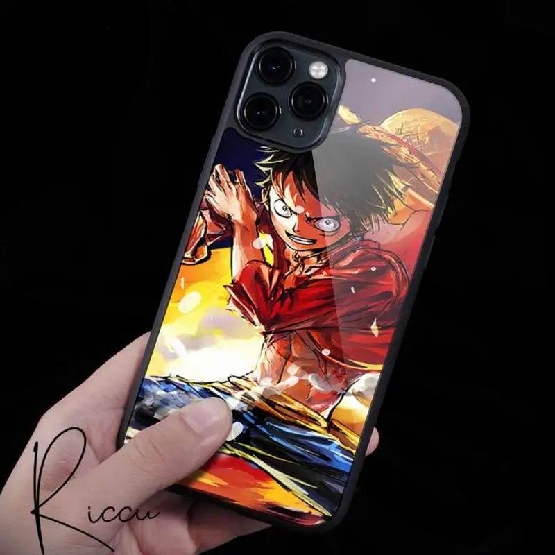 

Hot Anime one piece Hard Phone Cases Rubber for iPhone 12 11 Pro Max XS 8 7 6 6S Plus X 5S SE 2020 XR 12 Mini case