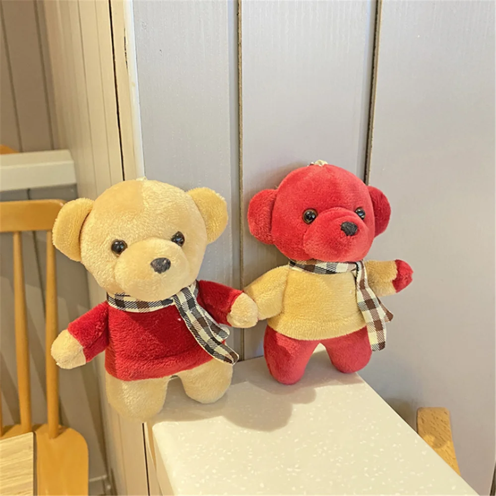 Подарочные плюшевые игрушки прибл. 12 см Плюшевый медведь мягкие игрушки-животные