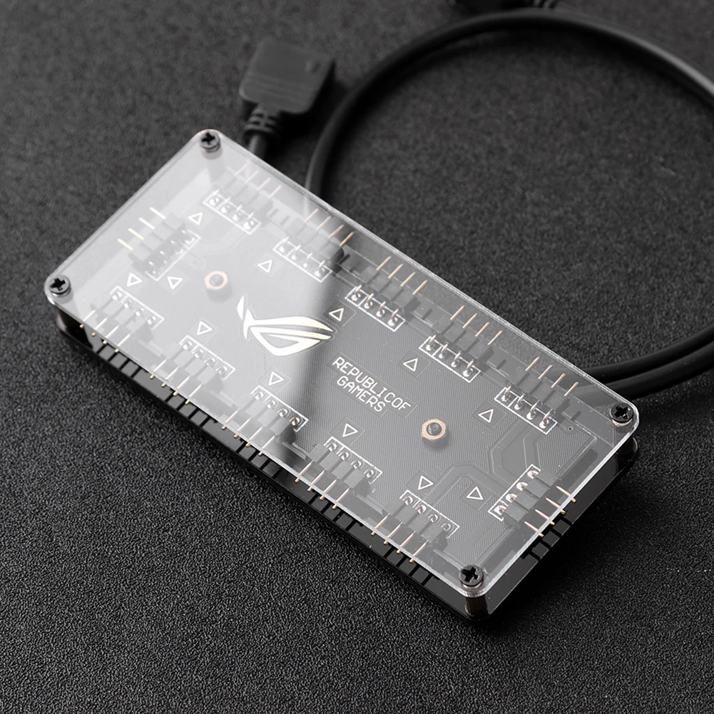 4 контактный 10 Порты RGB концентратор 12V материнская плата сплиттер контроллера