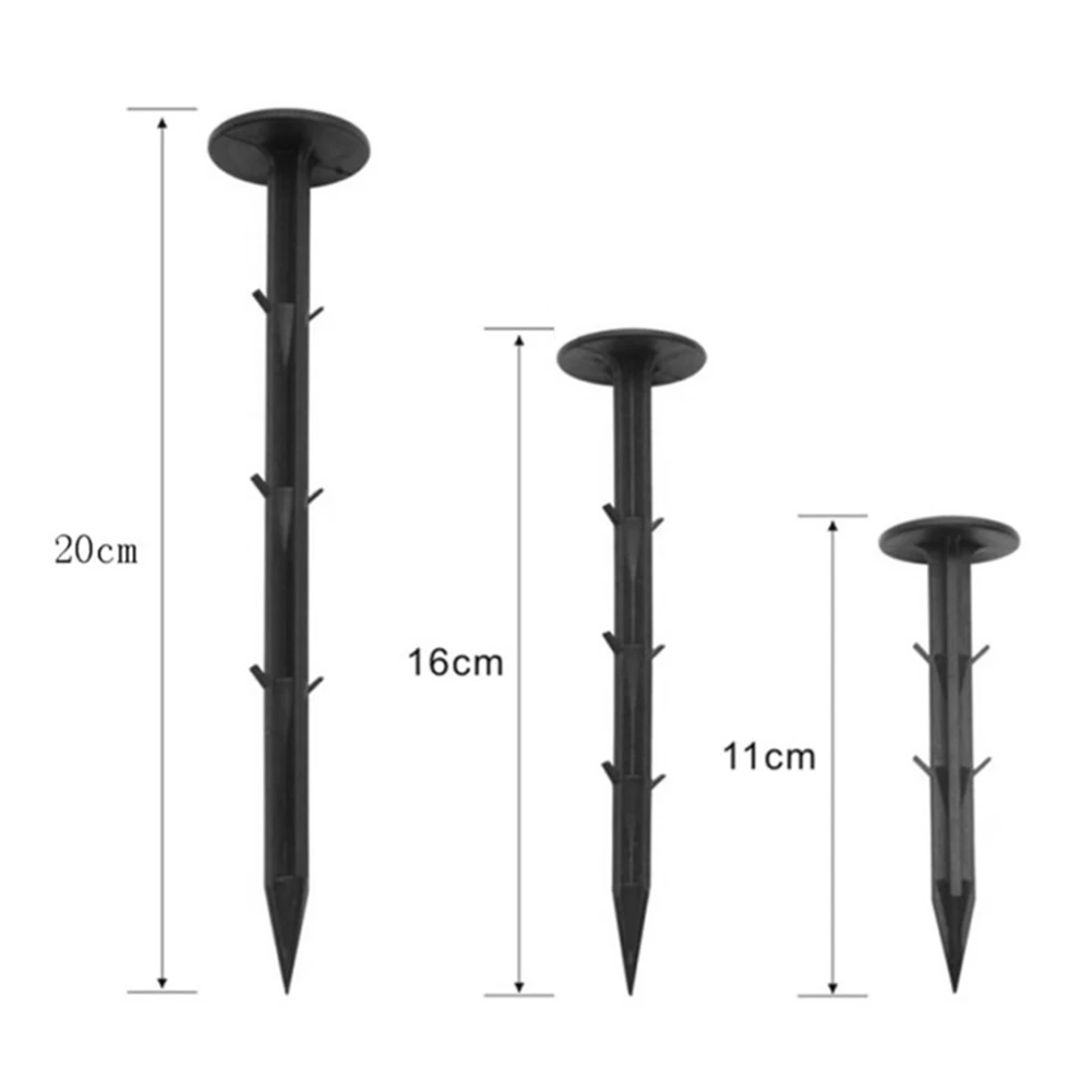 

50PCS Garden Fixing Anchor Stake for Fixing Sunshade Net Greenhouse Ground Shade Cloth Netting Stake Peg Screw 11/16/20CM