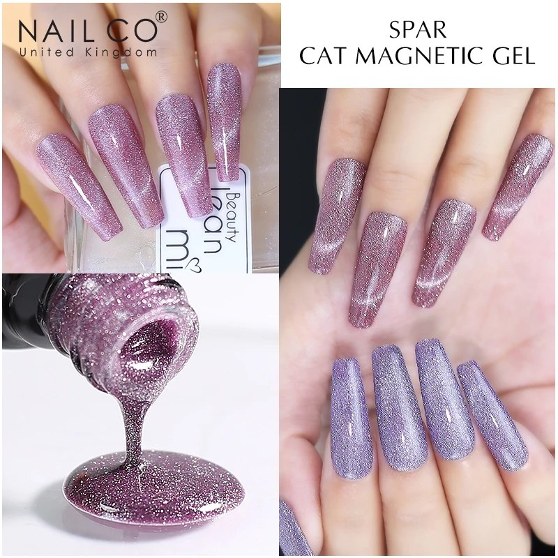 NailCO 10ml 9D Magnetic Cat Eyes Gel Polish 61 Colors Varnish UV Nail Lacquer Lak Long Lasting |