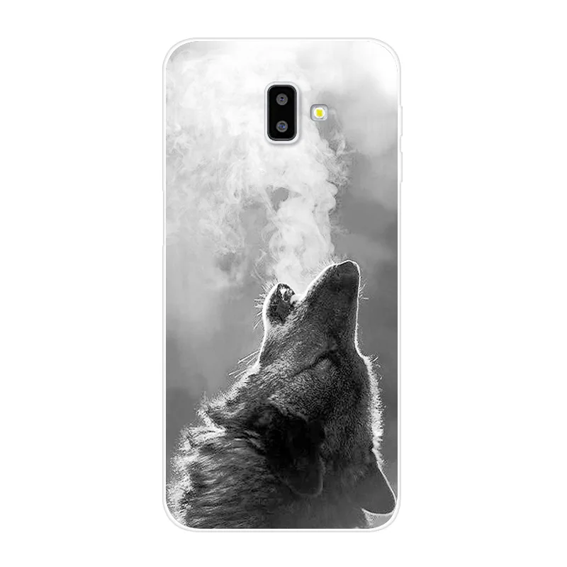 Чехол J6plus Capas для samsung J6 Plus, силиконовый мягкий чехол из ТПУ с принтом для samsung Galaxy J6 Plus J 6 Plus J610 J610F J6+ чехол